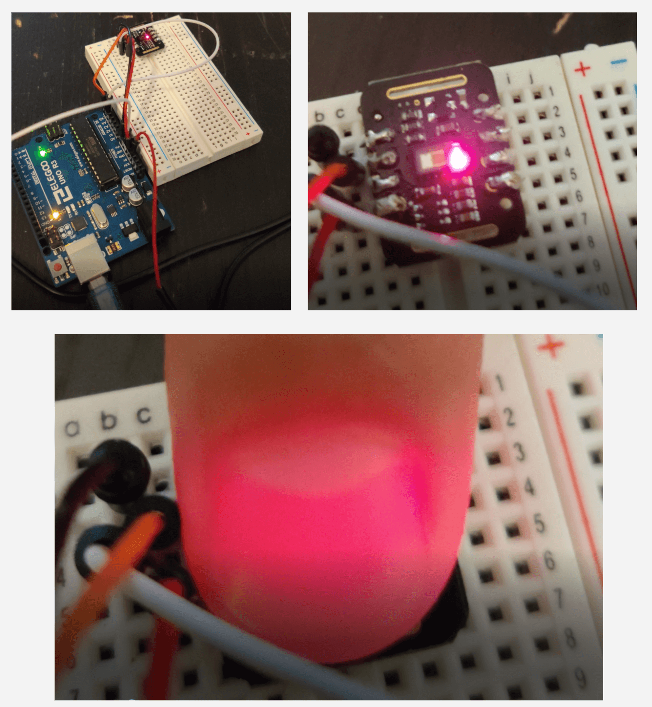 Working prototype of Pulse-Ox